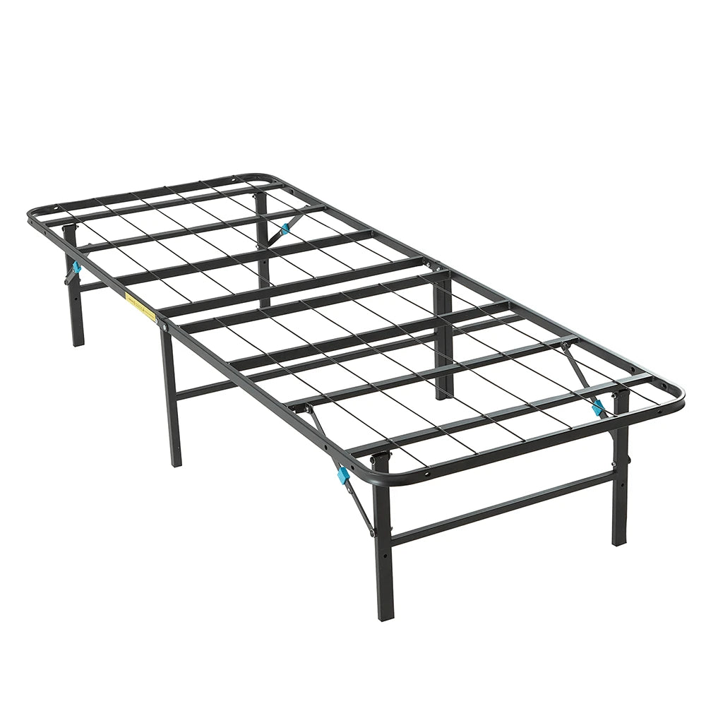 Foldable Metal Platform Storage Bed Frame