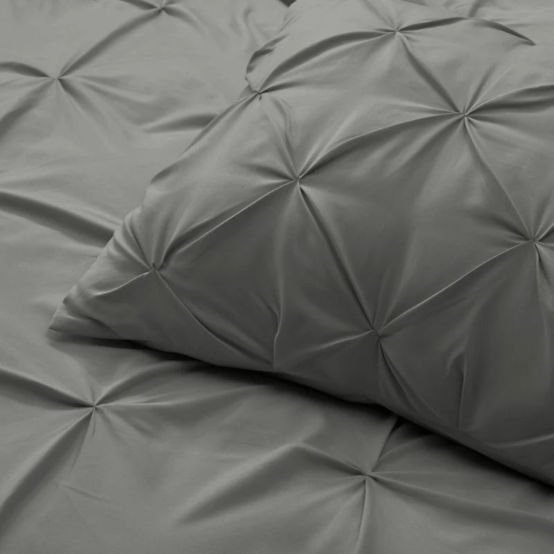 Tranquility® Pinch Pleat Comforter with Matching Pillow Shams