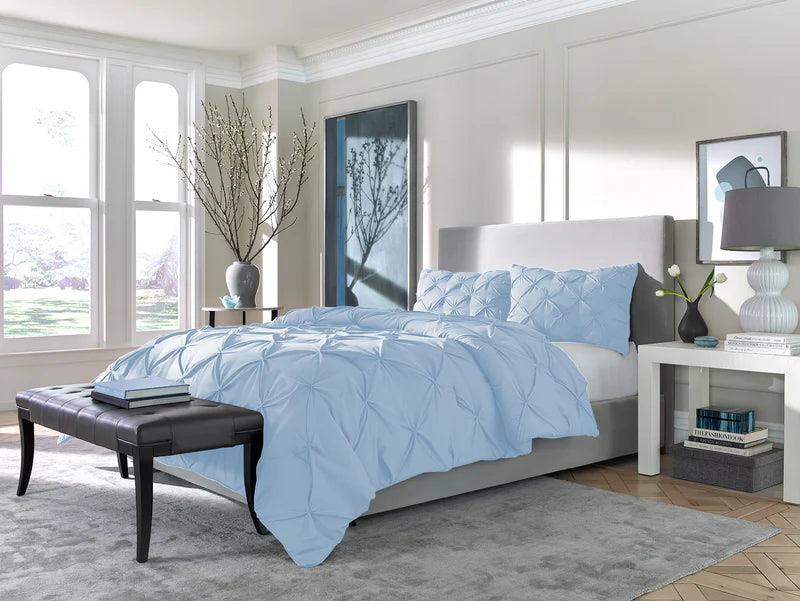Tranquility® Pinch Pleat Comforter with Matching Pillow Shams