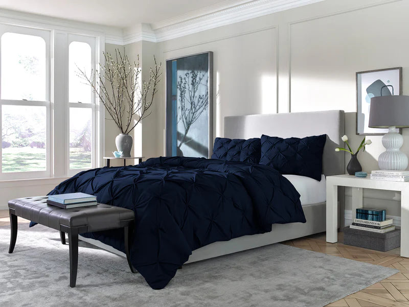 Tranquility® Pinch Pleat Comforter with Matching Pillow Shams
