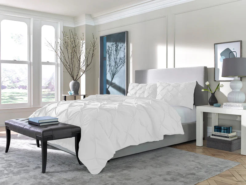 Tranquility® Pinch Pleat Comforter with Matching Pillow Shams