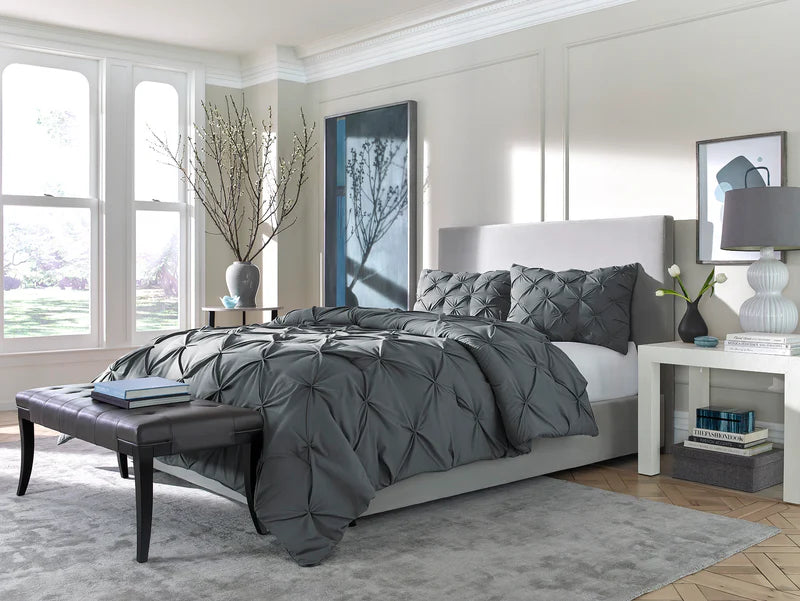 Tranquility® Pinch Pleat Comforter with Matching Pillow Shams