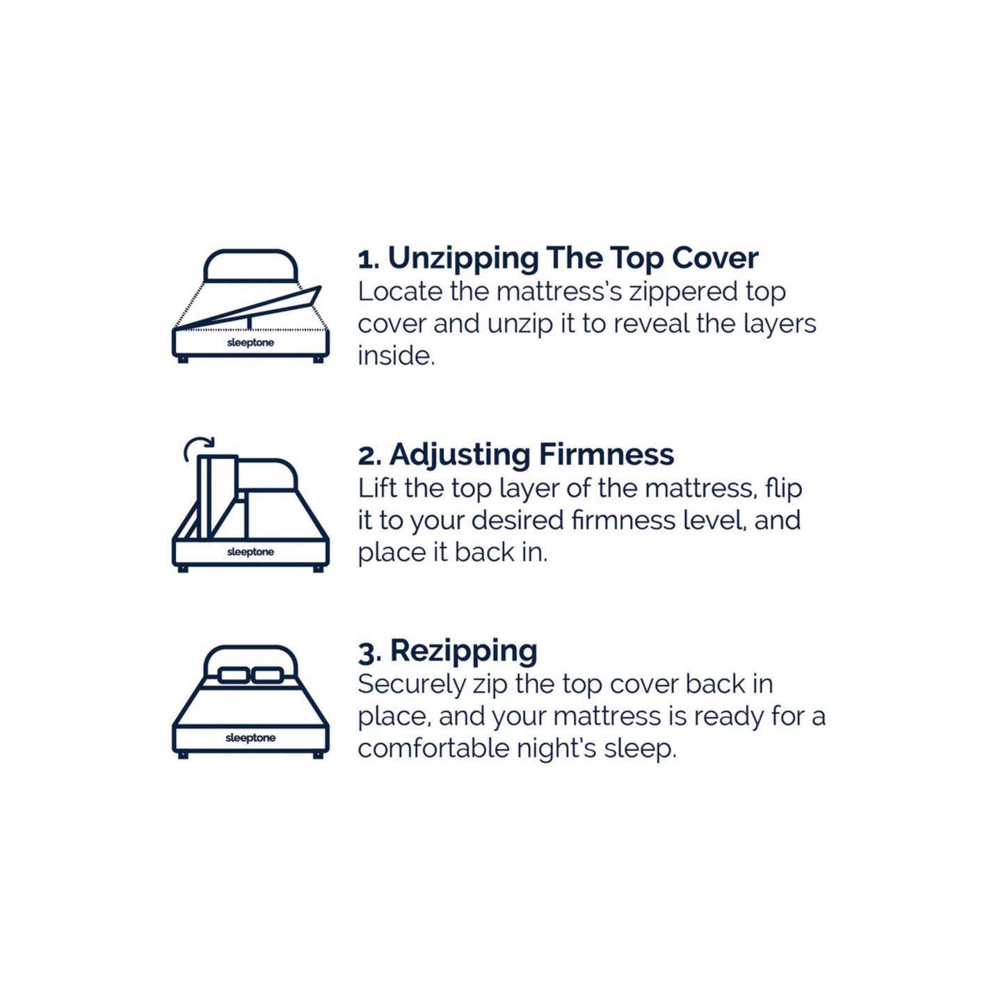 12-Inch Selectable Comfort Hybrid Spring Mattress