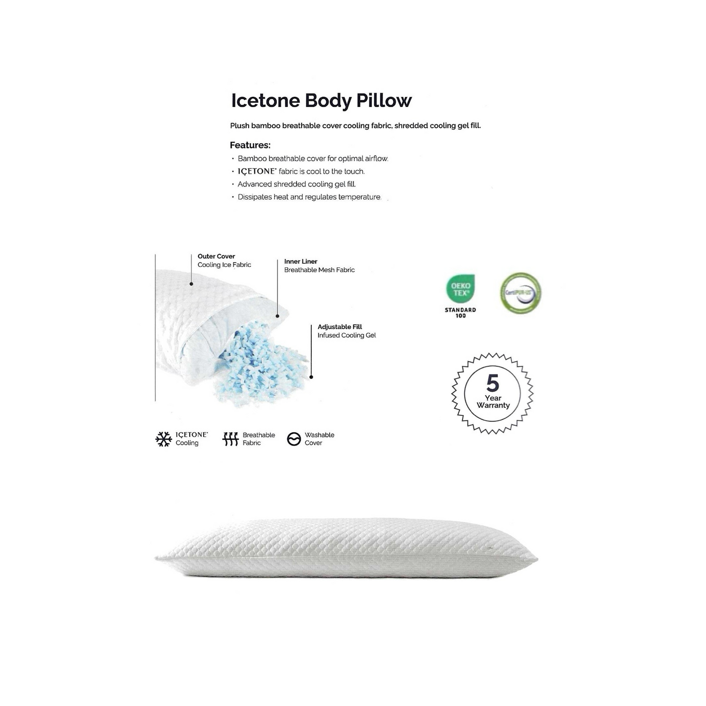 Icetone® Body Pillow