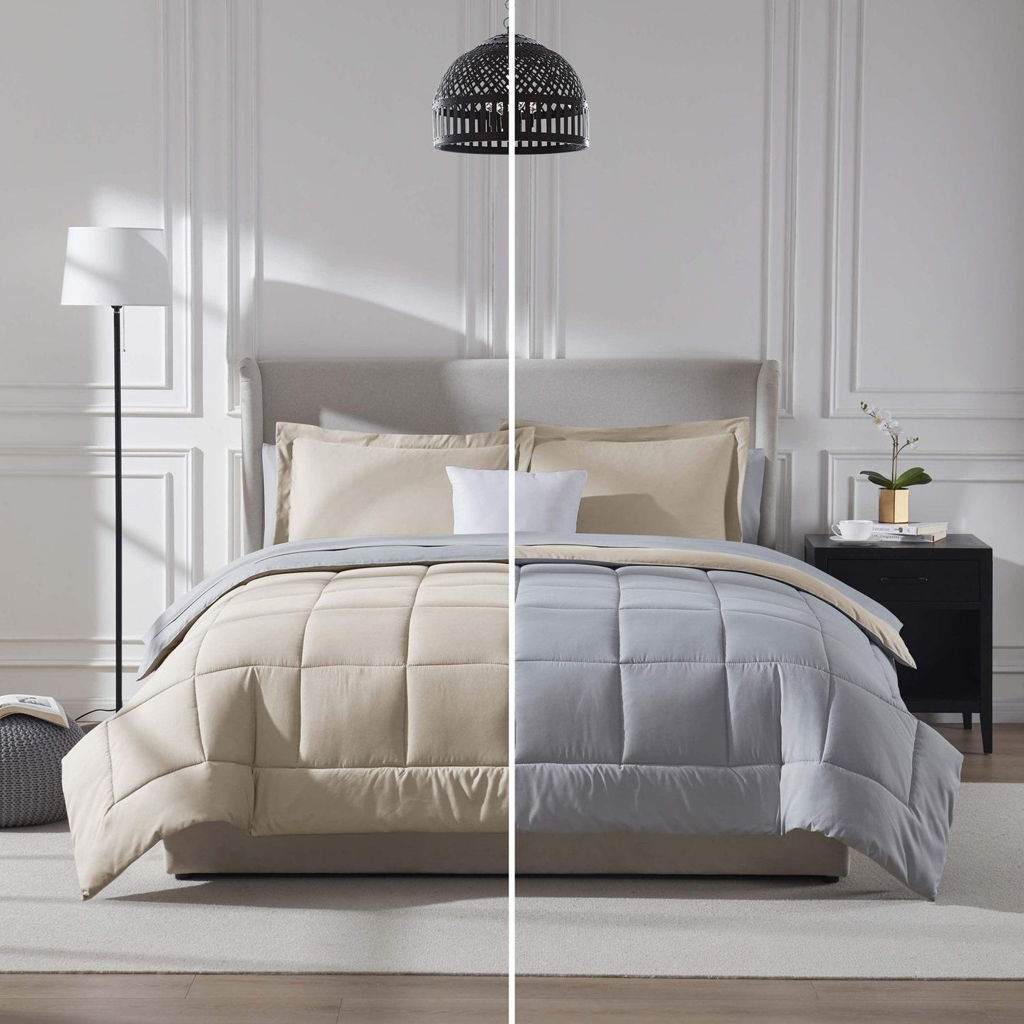 Reversable Bed-in-a-Bag Bedding Set