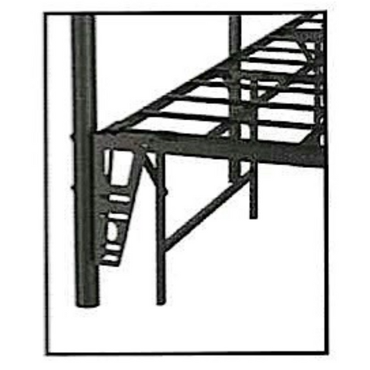 Headboard Bracket Kit for Foldable Metal Platform Storage Bed Frame