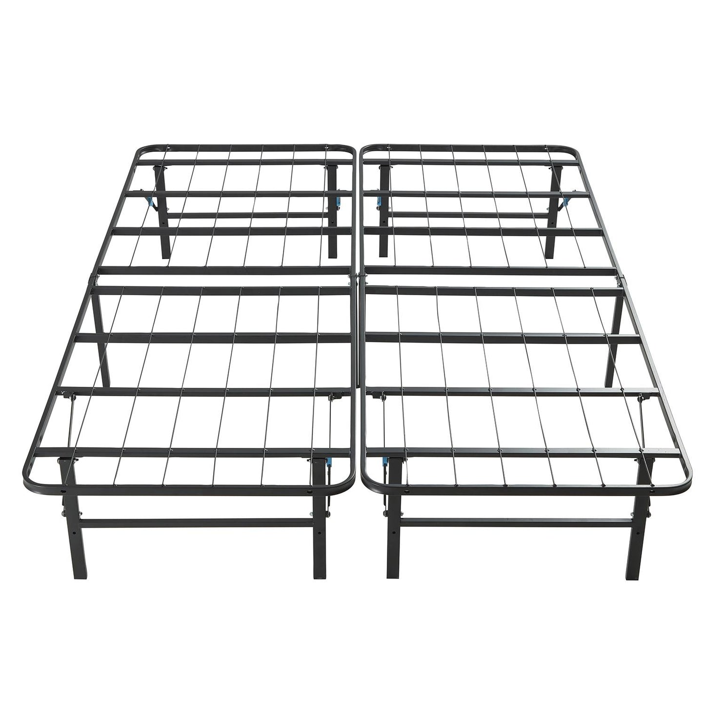 Foldable Metal Platform Storage Bed Frame