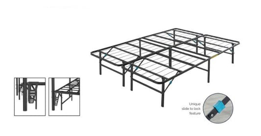 Headboard Bracket Kit for Foldable Metal Platform Storage Bed Frame