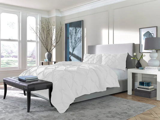 Tranquility® Pinch Pleat Comforter with Matching Pillow Shams