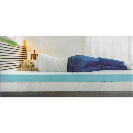 Gel Infused Memory Foam Bedding Mattress Topper